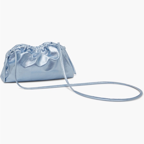 Mansur Gavriel Mini Cloud Crinkled Metallic Clutch - Picture 3 of 13